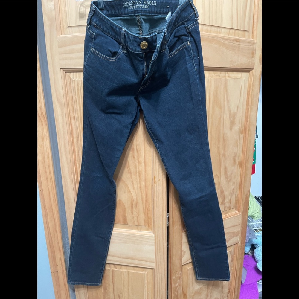 American eagle jeggings dark wash